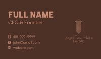 Wall Hanging Business Card example 2