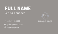 Letter Elegant Classic Business Card Image Preview