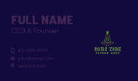 Neon Spartan Warrior Gaming  Business Card Image Preview