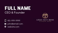 Elegant Boutique Letter T Business Card