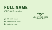 Green Kiwi Bird Business Card Design