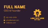 Bulb Business Card example 1