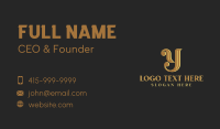 Elegant Fashion Designer Business Card