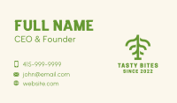 Nature Tree Farm  Business Card