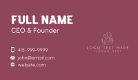 Woman Body Wellness  Business Card