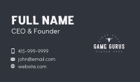 Vintage Gothic Pub Wordmark Business Card