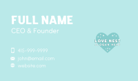 Quirky Heart Shape Business Card Image Preview