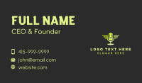 Podcast Mic Sound Business Card