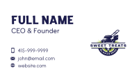 Lawn Mower Landscaping Equipment Business Card