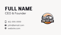 Car Detailing Auto Business Card