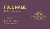 Tailoring Needle Crown Business Card Design