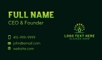 Eco Tree Leaf Business Card Design