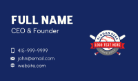 Baseball Sports Game Business Card Design