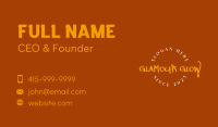 Circle Graffiti Wordmark Business Card