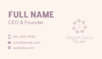 Flower Decoration Lettermark Business Card Image Preview