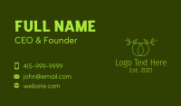 Minimalist Olive Branch Business Card