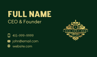 Royal Vine Shield Business Card