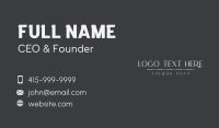 Rich Business Card example 3