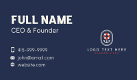 Nautical Anchor Lifesaver Emblem Business Card