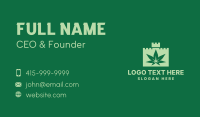 Cannabis Castle Company Business Card