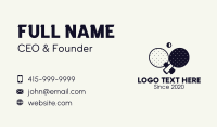 Table Tennis Paddle Business Card example 2