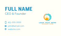 Solar Power Source  Business Card Design