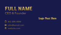 Luxury Style Boutique Business Card