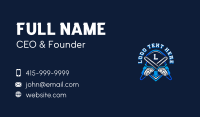 Chainsaw Carpentry Lumberjack Business Card