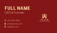 Crown Tower Monarch Business Card