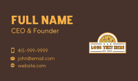 Pizza Food Restaurant Business Card