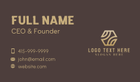 Professional Agency Letter Z Business Card