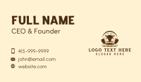 Grill Beef Barbecue Business Card Design