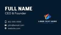 Fire Ice Fuel Combustion Business Card