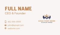 Royalty Wings Security Letter Business Card