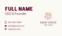Fireworks Business Card example 3