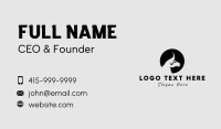 Monochrome Bull Head Business Card