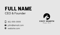 Monochrome Bull Head Business Card