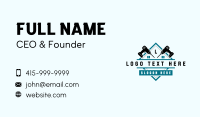 Drill Carpentry Maintenance Business Card Design