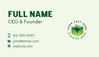 Grass Leaf Landscaping Business Card