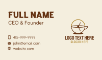 Coffeehouse Business Card example 1