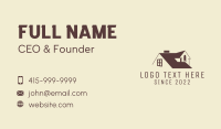 House Roof Maintenance Business Card