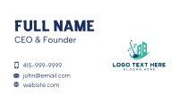 Industrial Cleaning Broom Business Card Design