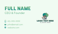 Eco Tree Gardening Business Card Design