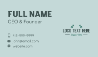 Leaves Organic Nature Business Card