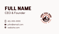 Mountain Hiking Adventure Business Card