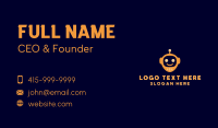 Happy Location Robot Business Card Design