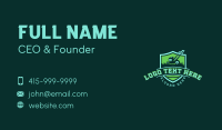 Lawn Grass Mower Business Card