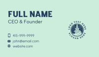 Navy Business Card example 4