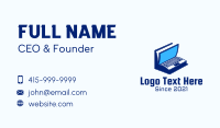 Online Library Business Card example 3
