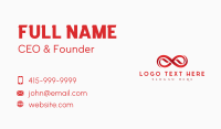 Infinity Loop Ribbon Business Card